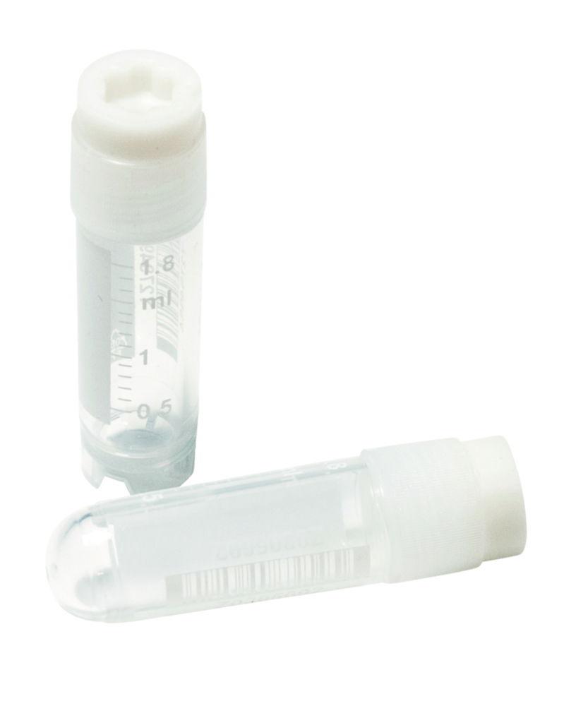 LLG Cryotubes 2.0 ml, PP, natural internal thread, with stand foot, writ. area, sterile, 2 bags of 50
