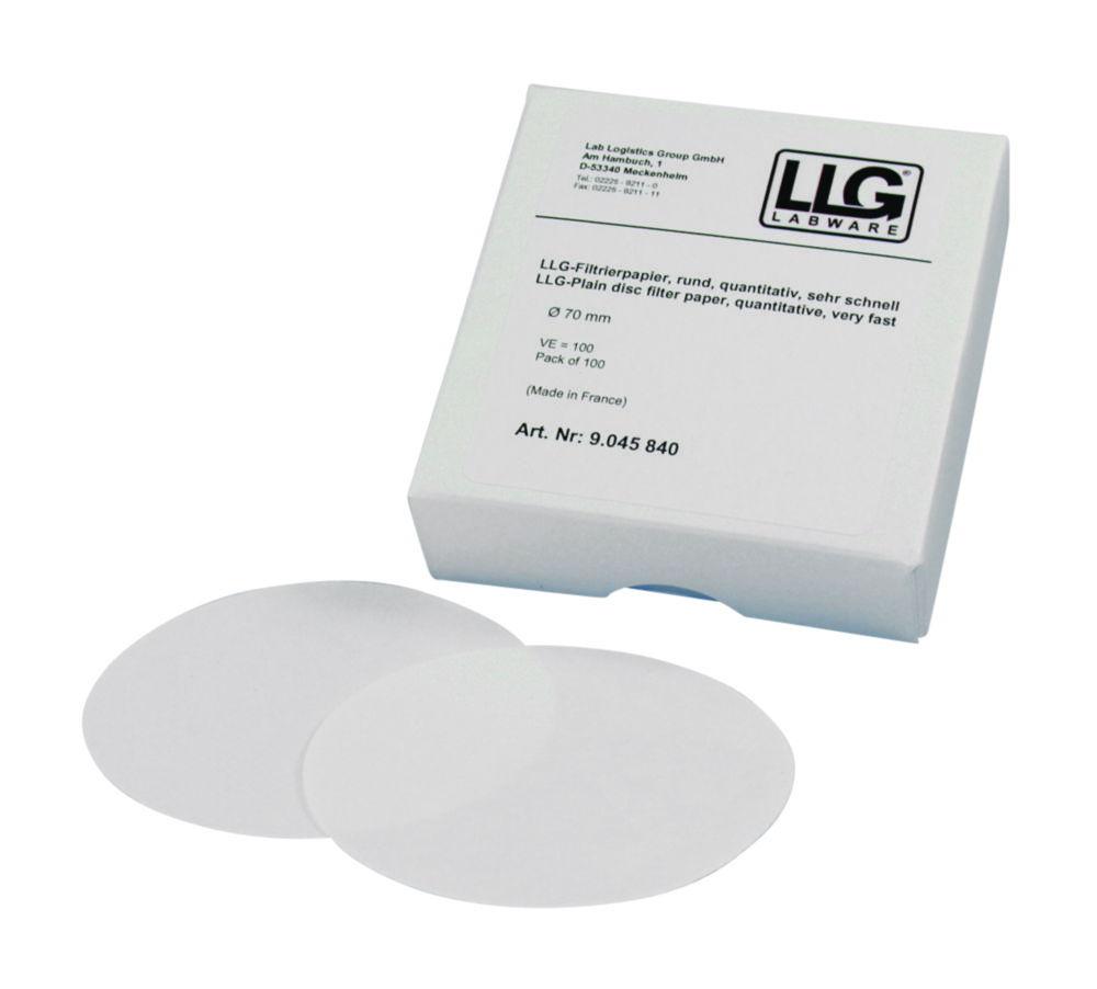 LLG Filter Circles 110mm Quantitative Very Fast, Pack of 100