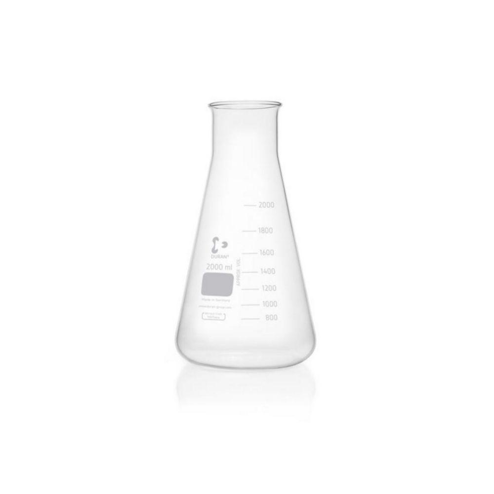DWK Duran 2000 mL Wide Neck Erlenmeyer Flask