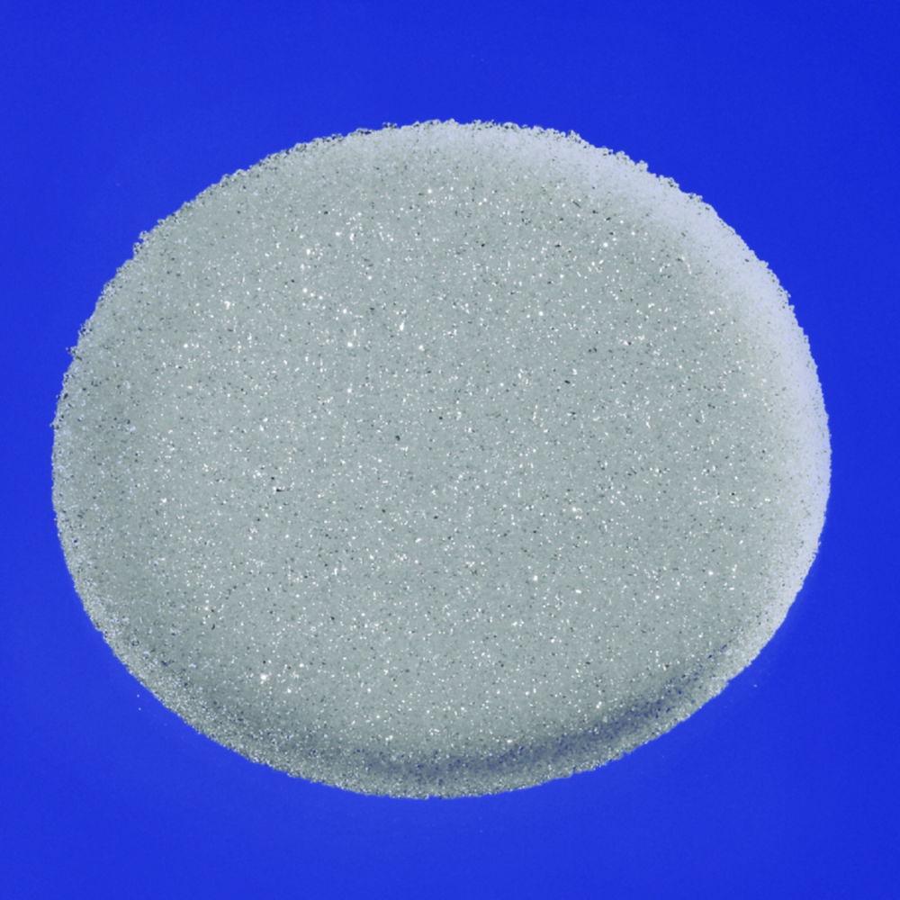 Quartz Glass Filter Plate, biplan 10 mm, porosity 0, thickness 2,5 mm +/- 0,2 mm