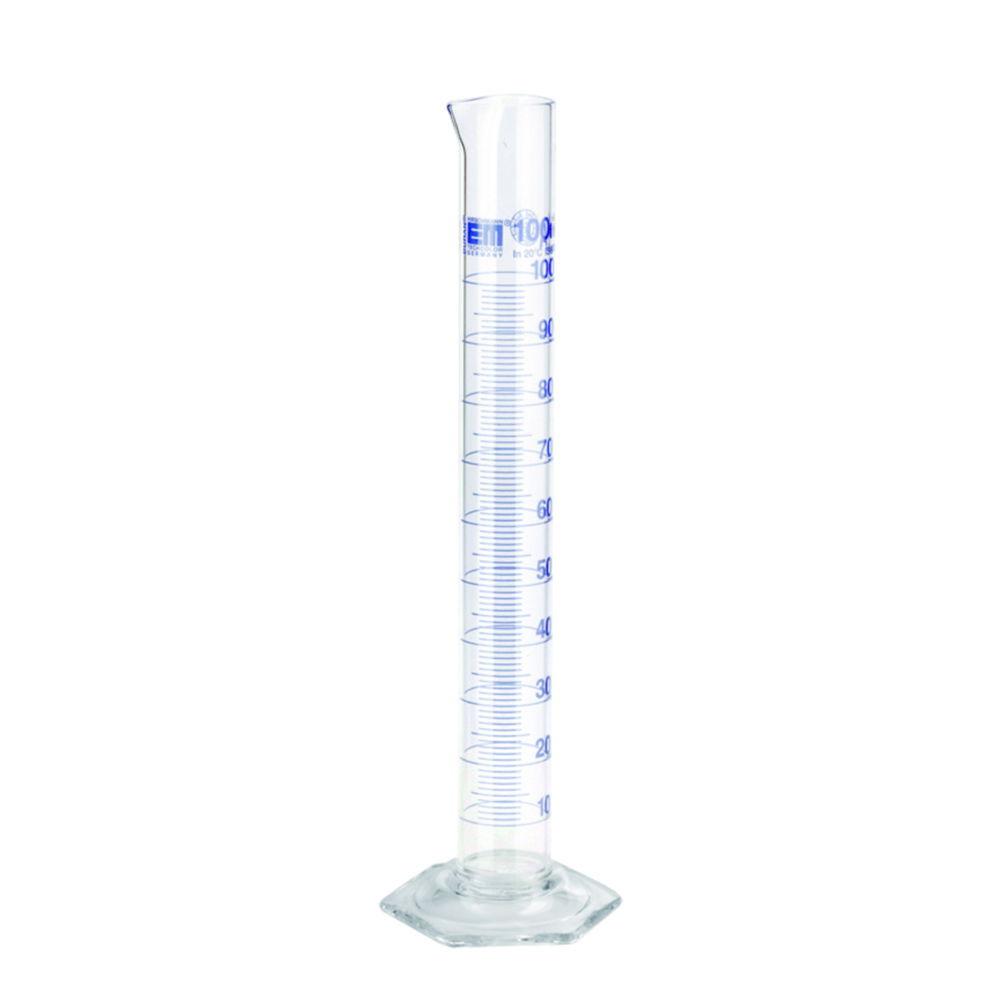 Hirschmann Laborgeräte Measuring Cylinder – Duran Tall Form, Class A, Cap 100 mL, Pack of 2