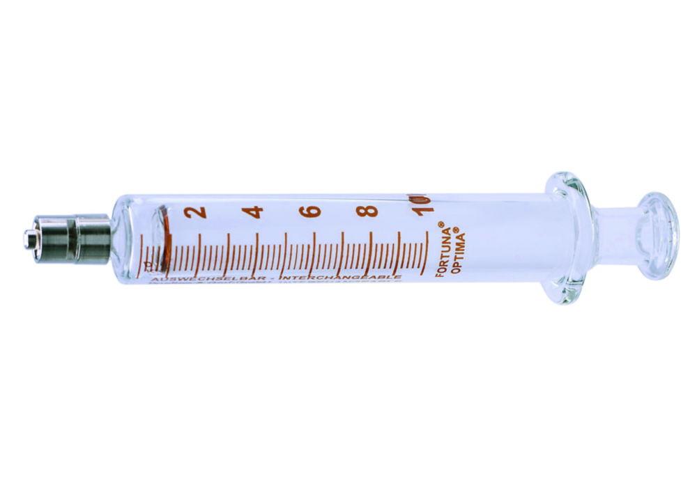 Poulten & Graf All Glass Syringes CAP 50 mL, Metal Cone, Luer Lock