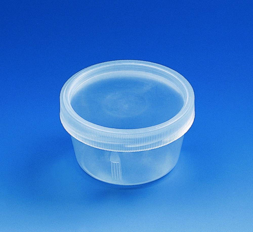 BRAND Screw-Cap Jars 30 ml, PP Conical Form, D. 57 mm, H. 32 mm, Pack of 500