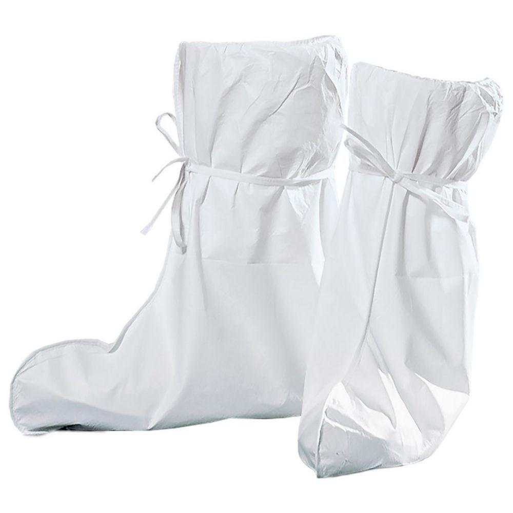 Uvex Non-Reusable (NR) Overboots, White, Size 42–46, Pack of 50 Pairs

