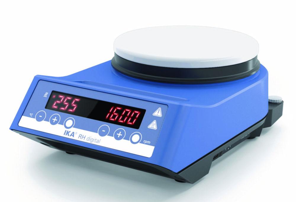 IKA Magnetic Stirrer RH digital-white S 2 with Heating, with UK Plug (with Enamelled Plate)