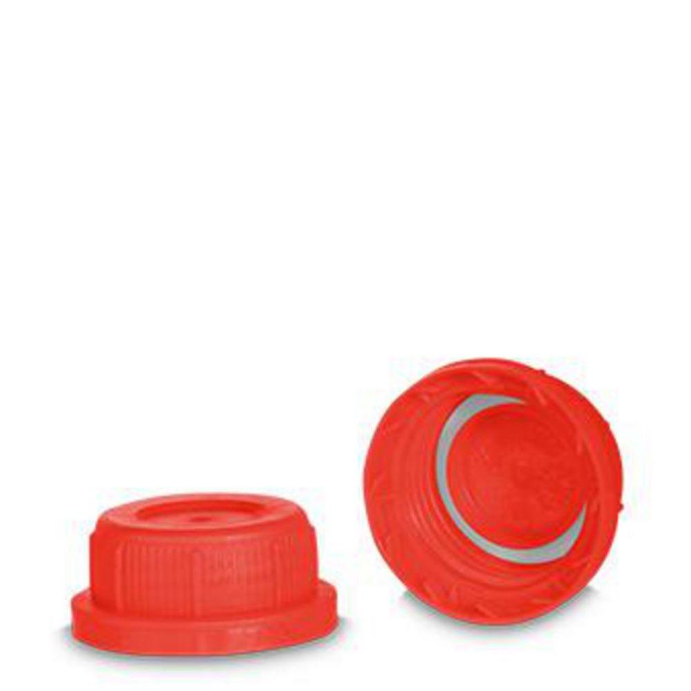 RIXIUS UN Caps 45, HDPE Red (Pack of 950)