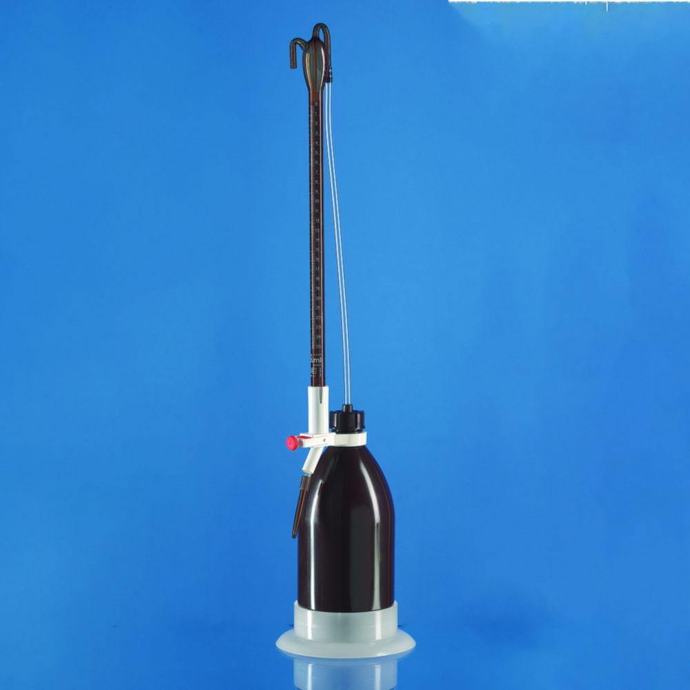 BRAND Titrating Apparatus ACCTO Schilling Silberbrand Schellbach Stripes 50mL:0.1mL Amber Glass

