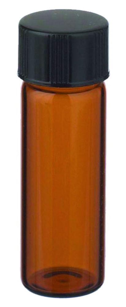 DWK Wheaton 4 mL Amber Glass Sample Vials with Caps (Pack of 144)

