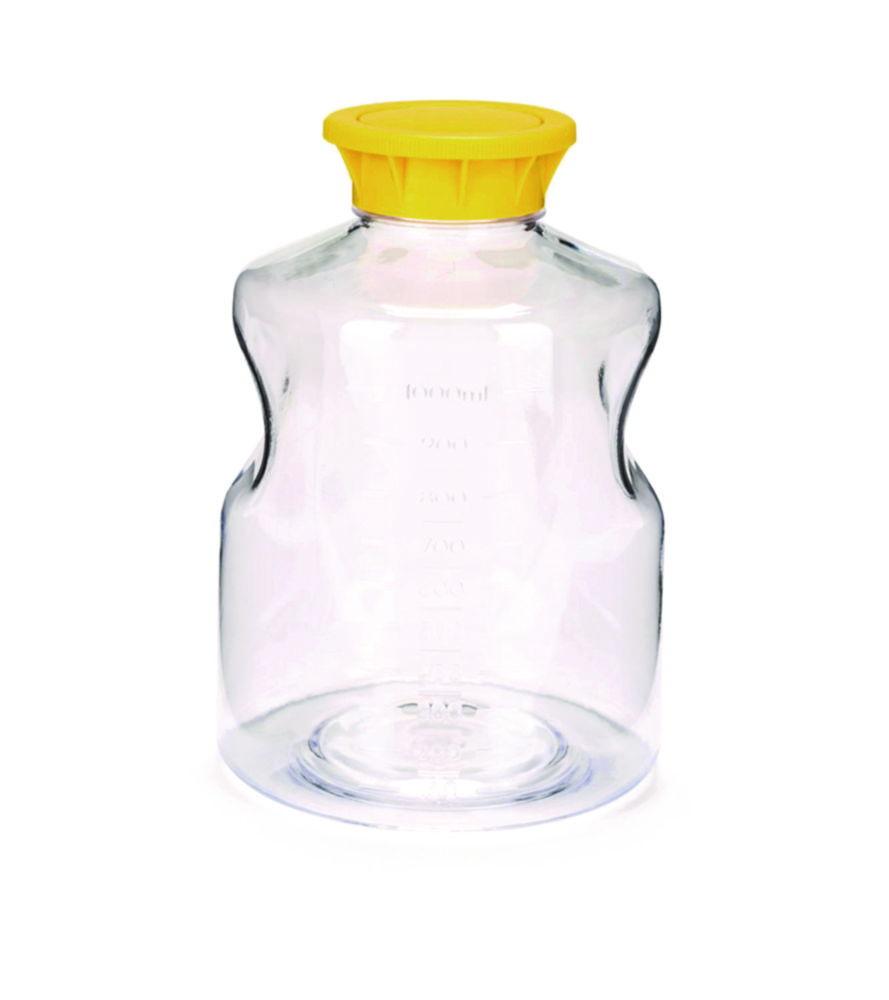 Sartorius Sartolab Storage Bottles 1000 ml Single-Use Polystyrene, Sterile, Pack of 12