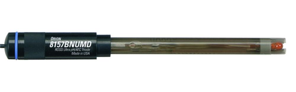 Thermo Orion Ross Ultra pH ATC Triode Refillable with BNC and 8-Pin MiniDin Connector, 1 Meter Cable