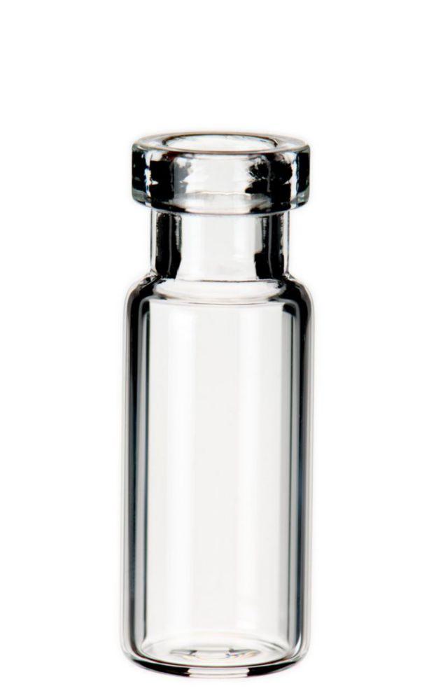 LLG Labware Crimp Neck Vials 32 x 11.6 mm, 1.5 mL Clear Glass, 1st Hydrolytic Class, Wide Opening, Pack of 100