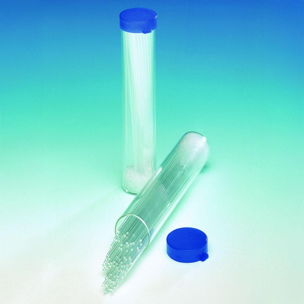 Hirschmann Laborgeräte Melting Point Capillaries – Both Ends Open, 100 mm x 0.8 mm (Pack of 100)
