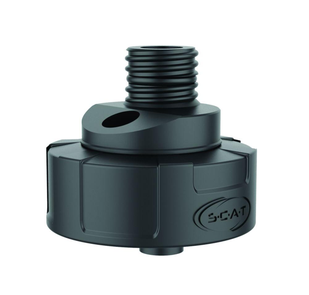 SCAT SafetyWasteCap V2.0 S60/61 GL25 (M) Connector for Exhaust Filter, PTFE Electrostatic Conductive

