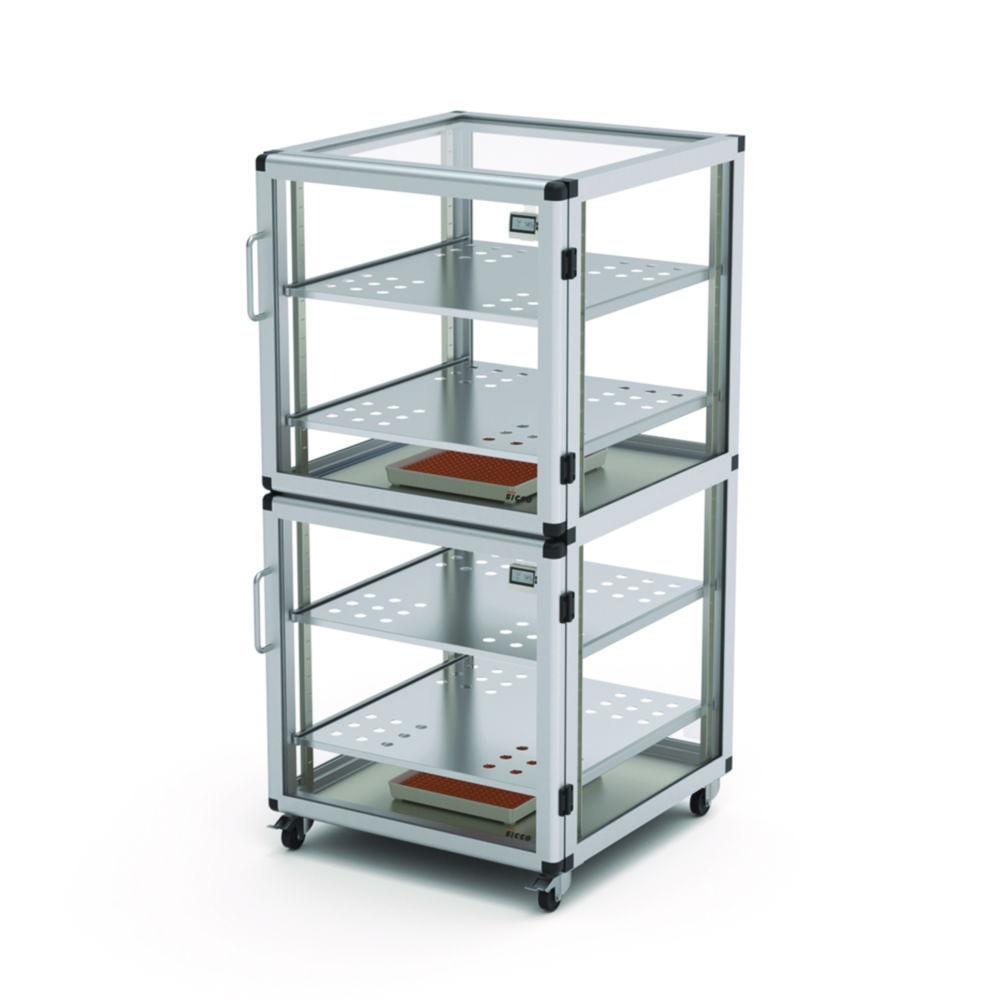 Bohlender Sicco Maxi 2-Vitrum Desiccator 540x540x1150mm, Borosilicate 3.3/Alu