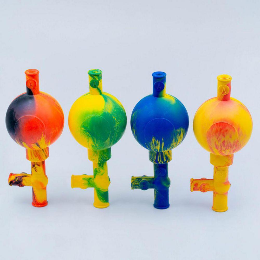 Deutsch & Neumann Multicolor Safety Pipette Bulb – Black, Red, Yellow