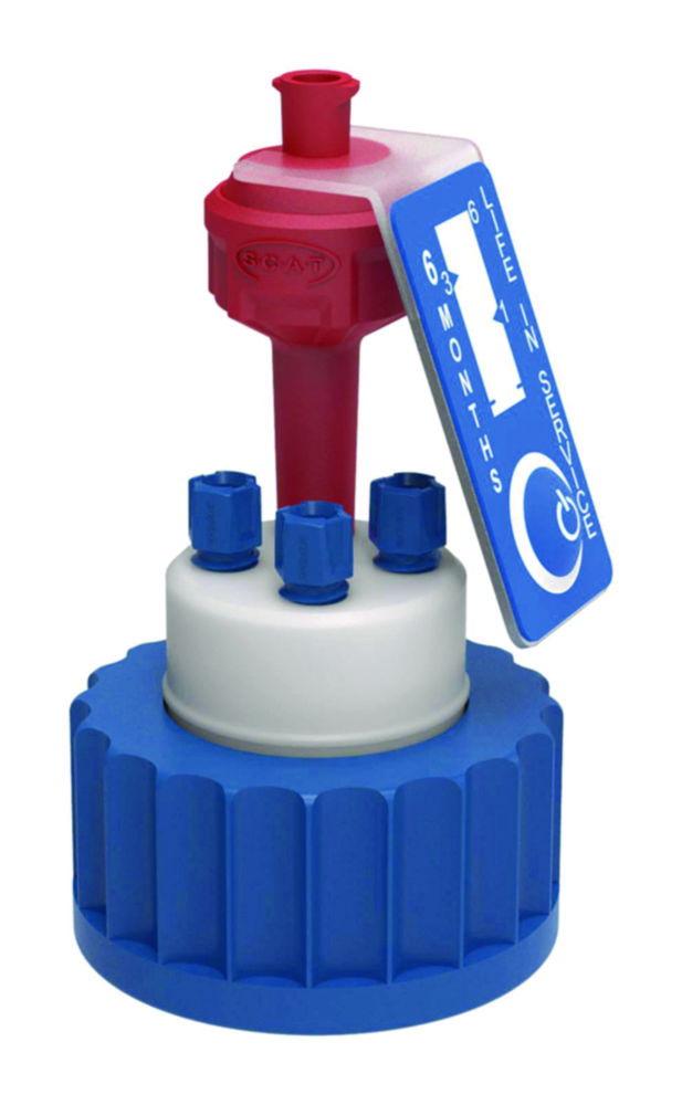 SCAT SafetyCap III GL38 – 3x PTFE Fittings (3.2 mm OD)