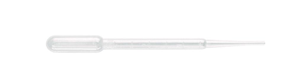 Ratiolab Pasteur Plast Pipets 3 mL Macro, Graduated, 158 mm, Pack of 500

