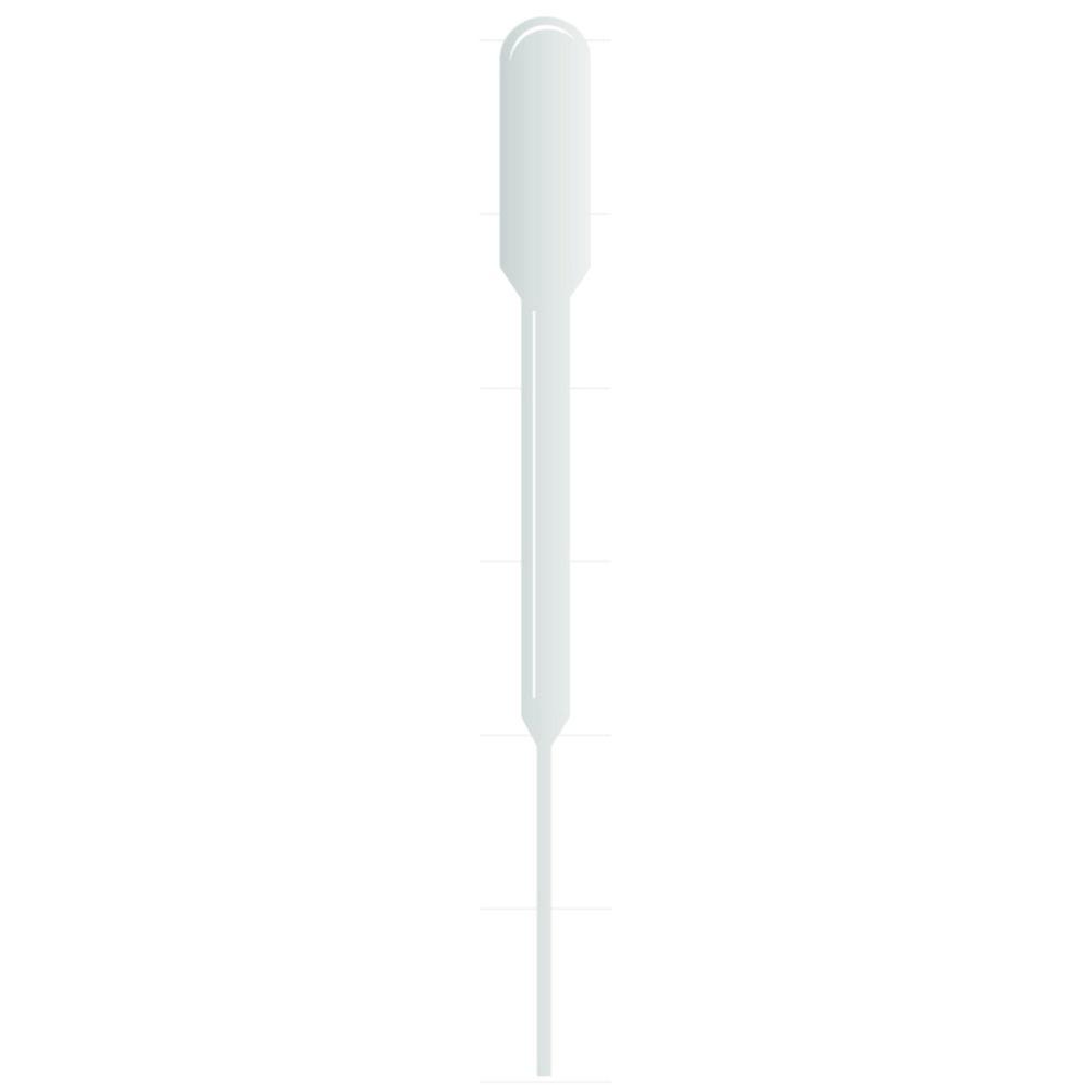 Thermo Samco Transfer Pipets 6.7 mL Non-Sterile Q-PET NR Stem No Label, Pack of 500