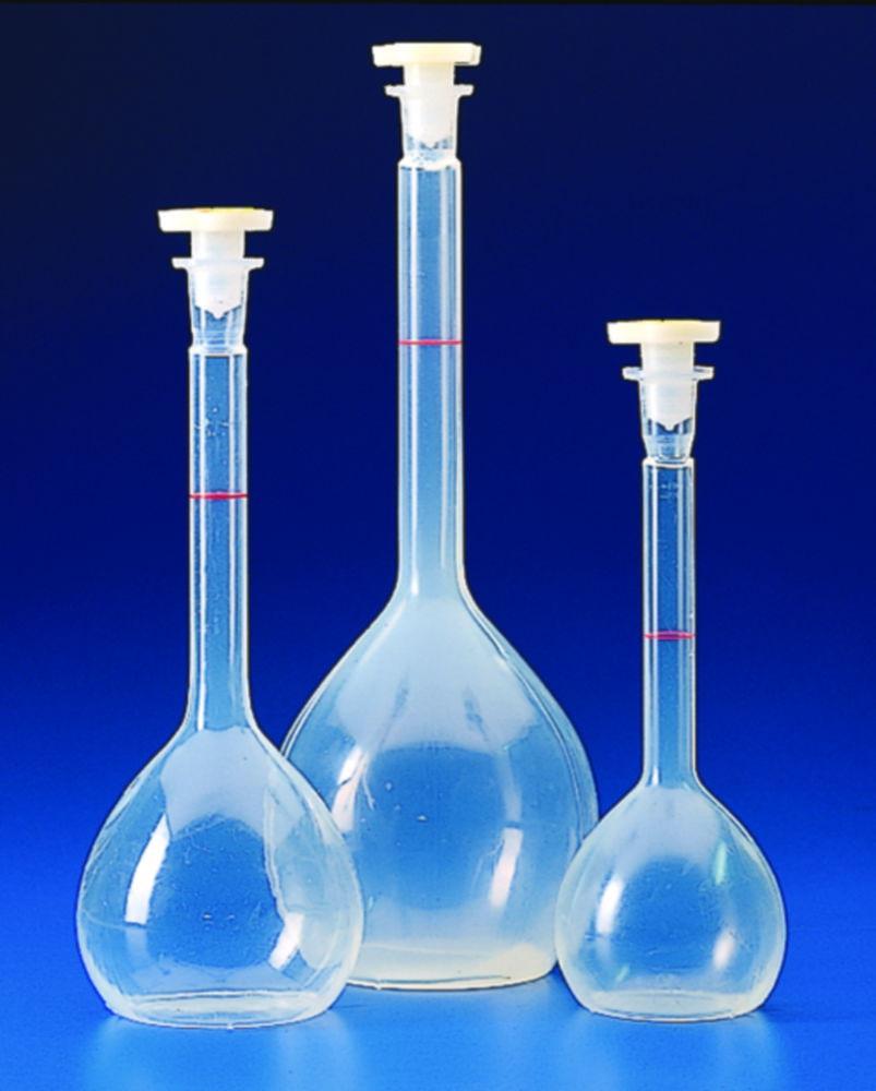 Kartell Volumetric Flask 50 mL NS 14/23 PMP/TPX Autoclavable with Stopper