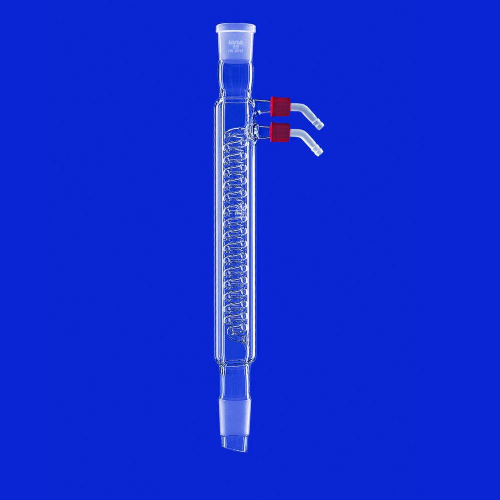 Lenz-Laborglas Double-Walled Coil Condenser, 250 mm, NS 29/32

