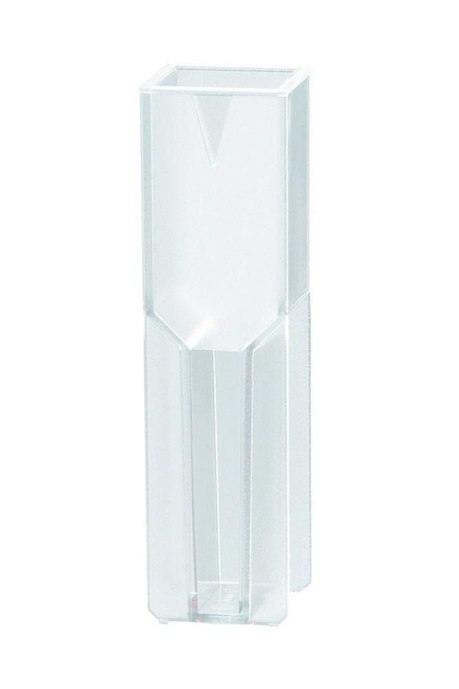 Ratiolab Halfmicro UV Cuvettes 1.6 ml, 2 Windows, Styropor Depot, Pack of 100