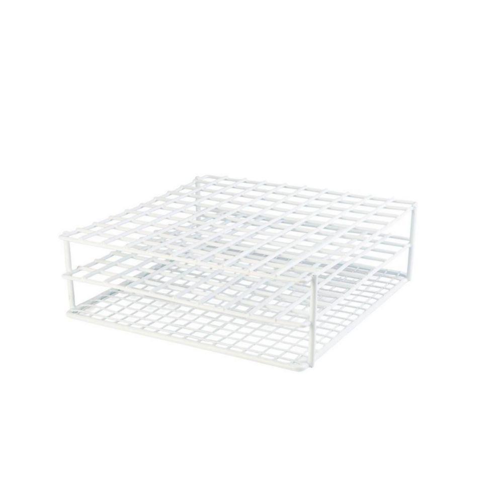 LLG-Test tube rack for 10x10tubes openings 18x18mm, nylon coated wire