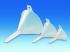VITLAB Funnel, PP Diam. 100 mm, Stem Diam. 8 mm